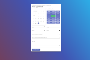 Abharworks-ltr-doctor-appointment-form-angular-mat